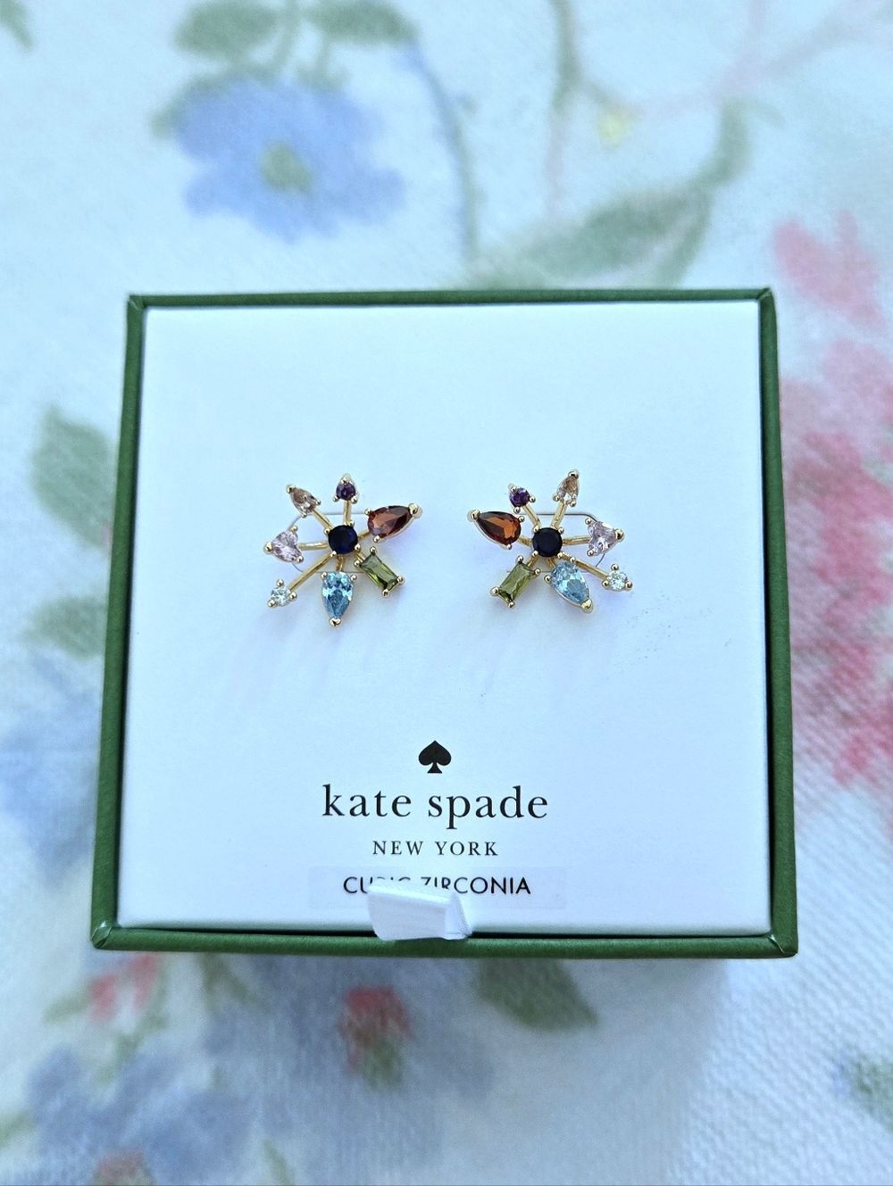 Kate Spade♠️ "Firework🎆 Floral💐" Earrings - Picture 7 of 16